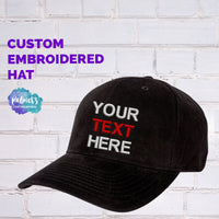 Thumbnail for Custom Hat, Embroidered Hat, Personalized Hat, Customized Hat, Custom Dad Hat, Custom Cap, Logo Hat, Hat with logo, company hats,