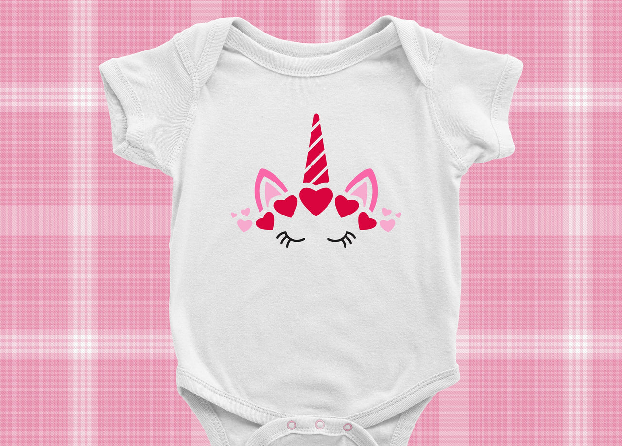 Valentine's Day Onesie® | Unicorn Onesie® | Love Unicorn | Valentines Day | Baby Onesie® | Baby Boy | Baby Girl | Valentines Day Gift |