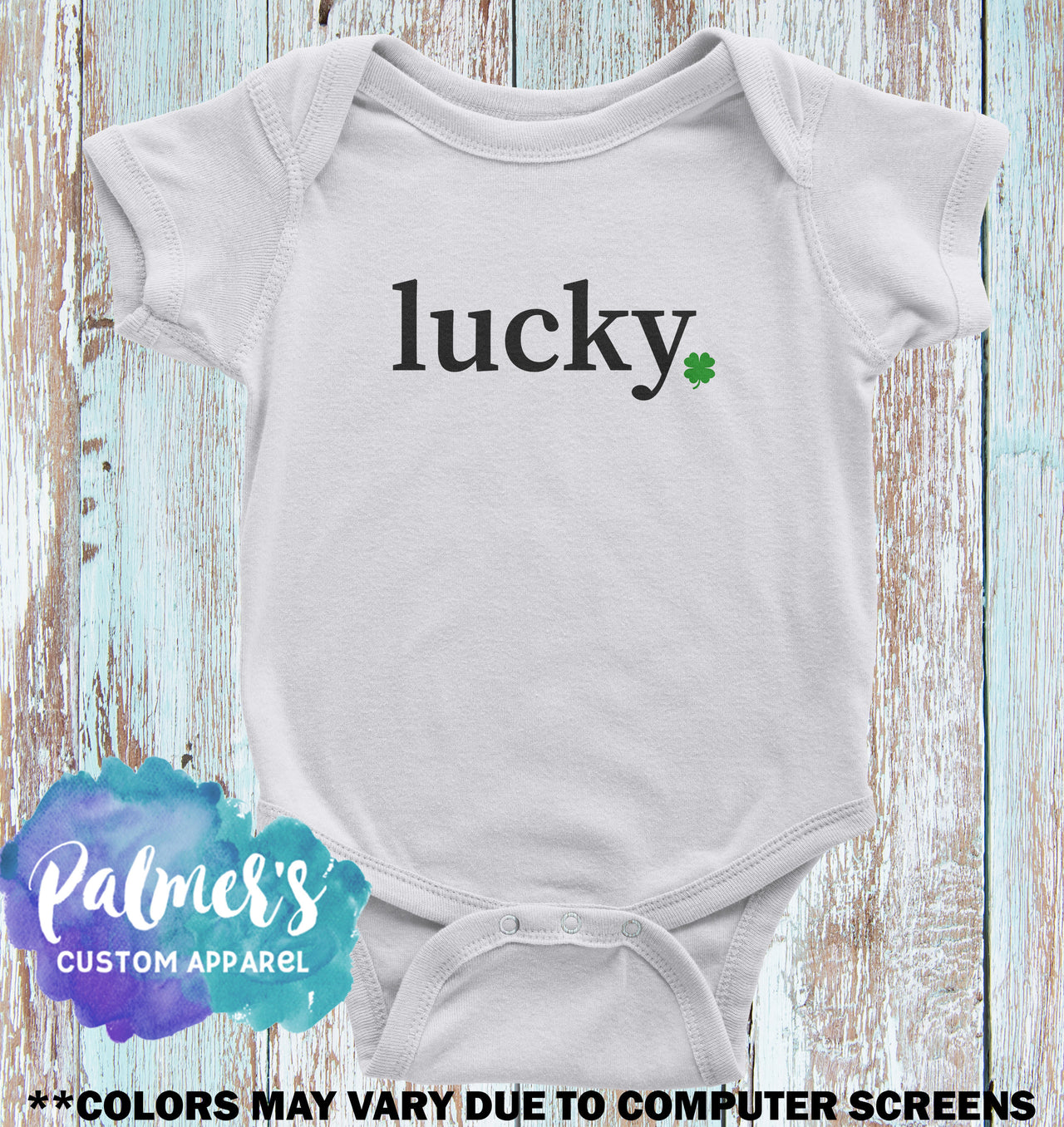 St. Patricks Day OneiseĀ®-St. Patrick's Day Outfit-St. Patricks OnesieĀ®-Infant OnesieĀ® -First St. Patrick's Day OnesieĀ®-Lucky OnesieĀ®-Lucky