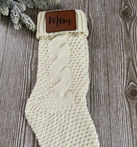 Thumbnail for Personalized Christmas Stocking, Personalized Leather Stocking, Christmas Stockings, Stockings, Personalized Stockings, Custom Stocking
