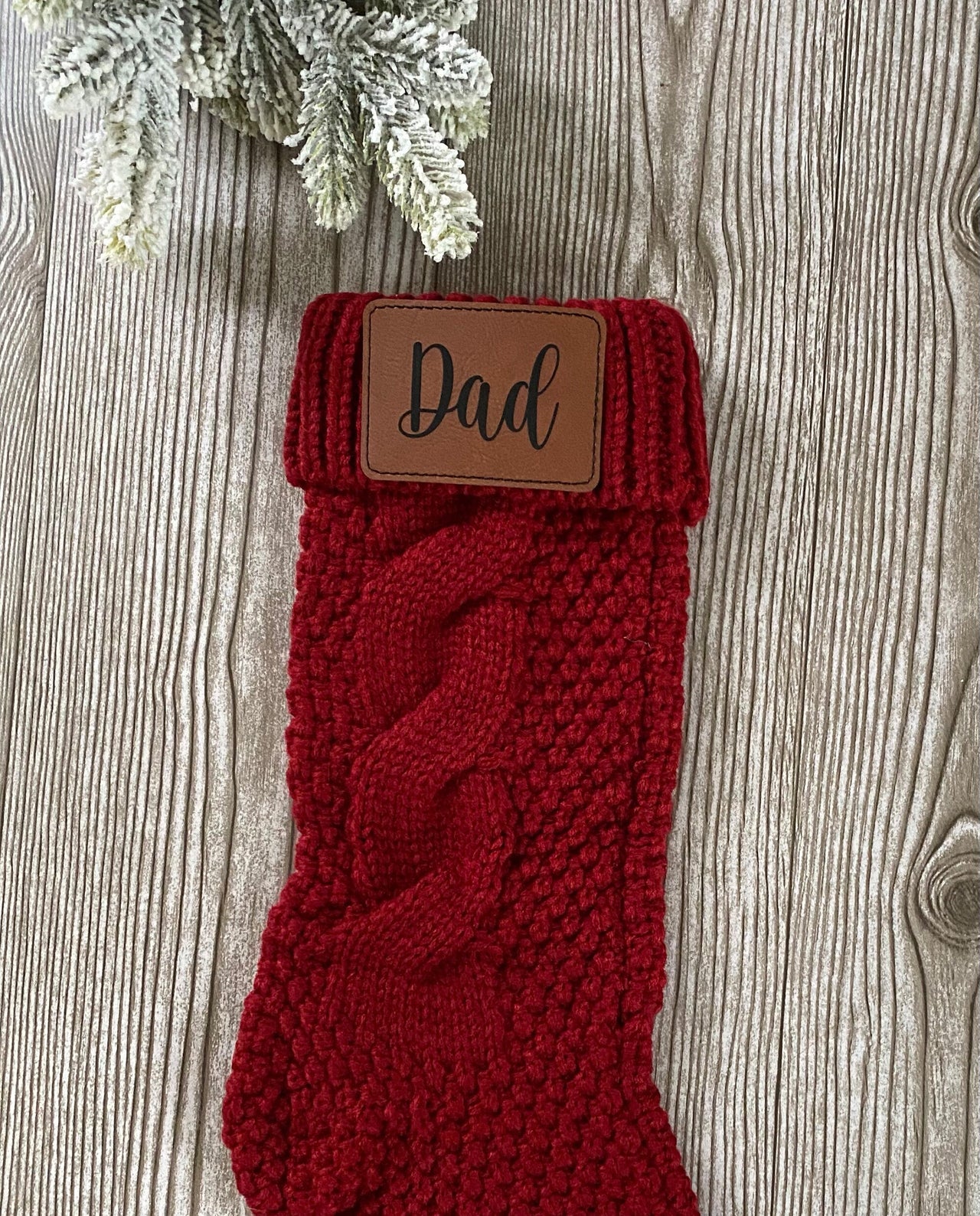 Personalized Christmas Stocking, Personalized Leather Stocking, Christmas Stockings, Stockings, Personalized Stockings, Custom Stocking