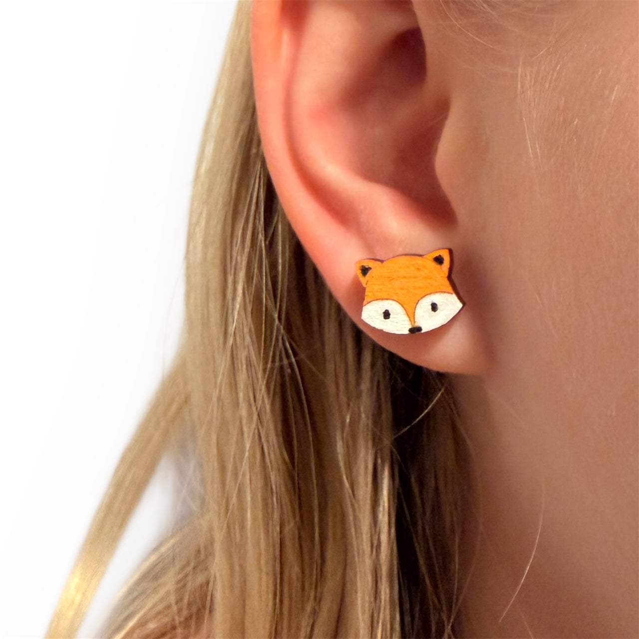 Arctic Fox Daily Earrings