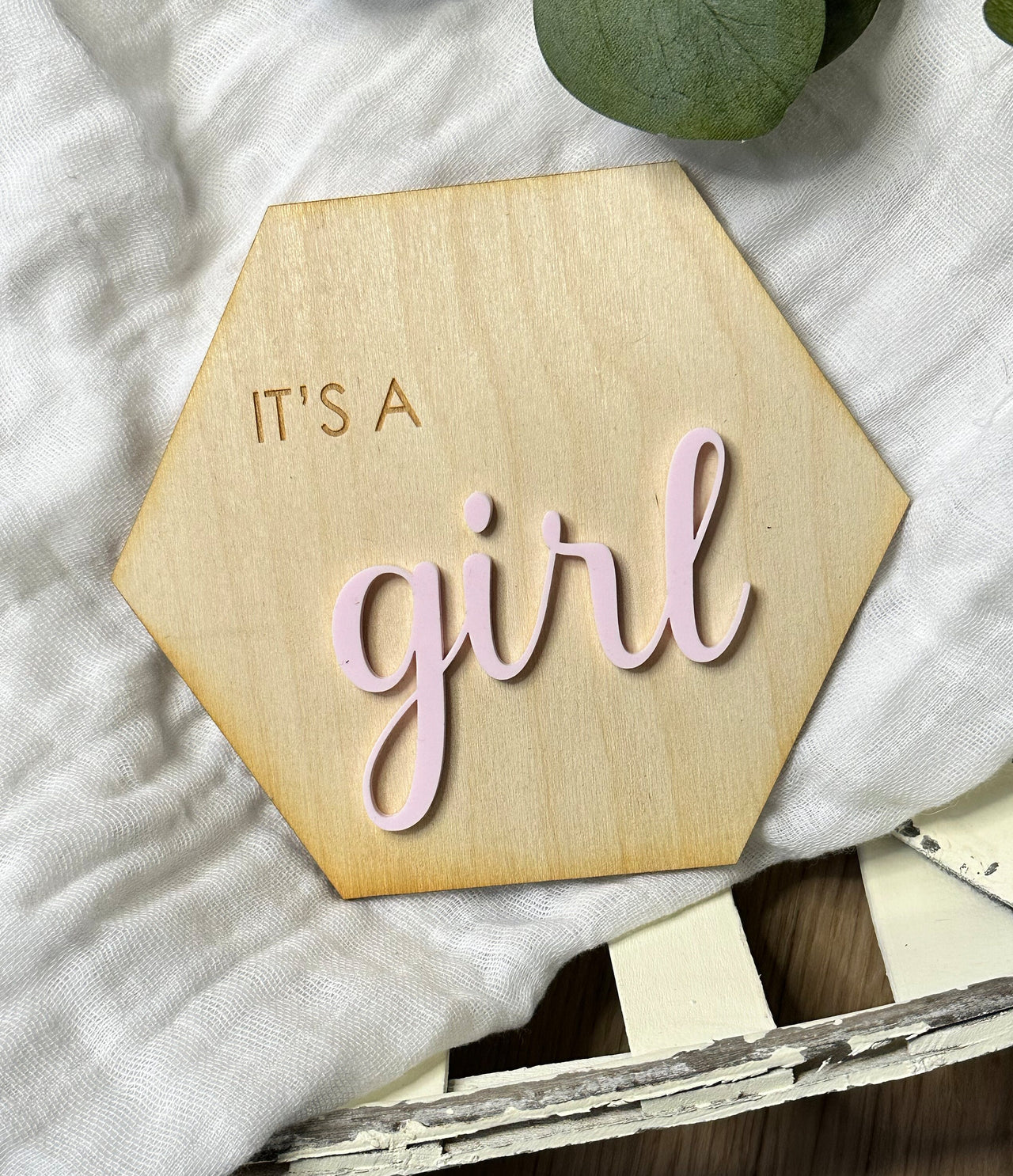 Gender Reveal Sign, It's a Girl Sign, It's a Boy Sign, Pregnancy Announcement sign,Surprise Gender reveal sign,Baby Girl Sign, Baby Boy sign