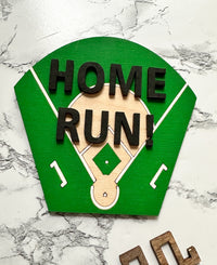 Thumbnail for Baseball Decor, Baseball Shelf Sitter, Rustic Decor, Interchangeable Decor, Home Run Decor, Shelf Sitter, Spring Shelf Sitter, Baseball