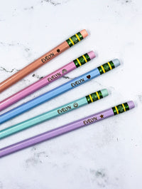 Thumbnail for Personalized Pencils, Custom Pencils, Pencils, Back to school supplies, Custom Name Pencil, Personalized Name Pencil, Pastel Pencils