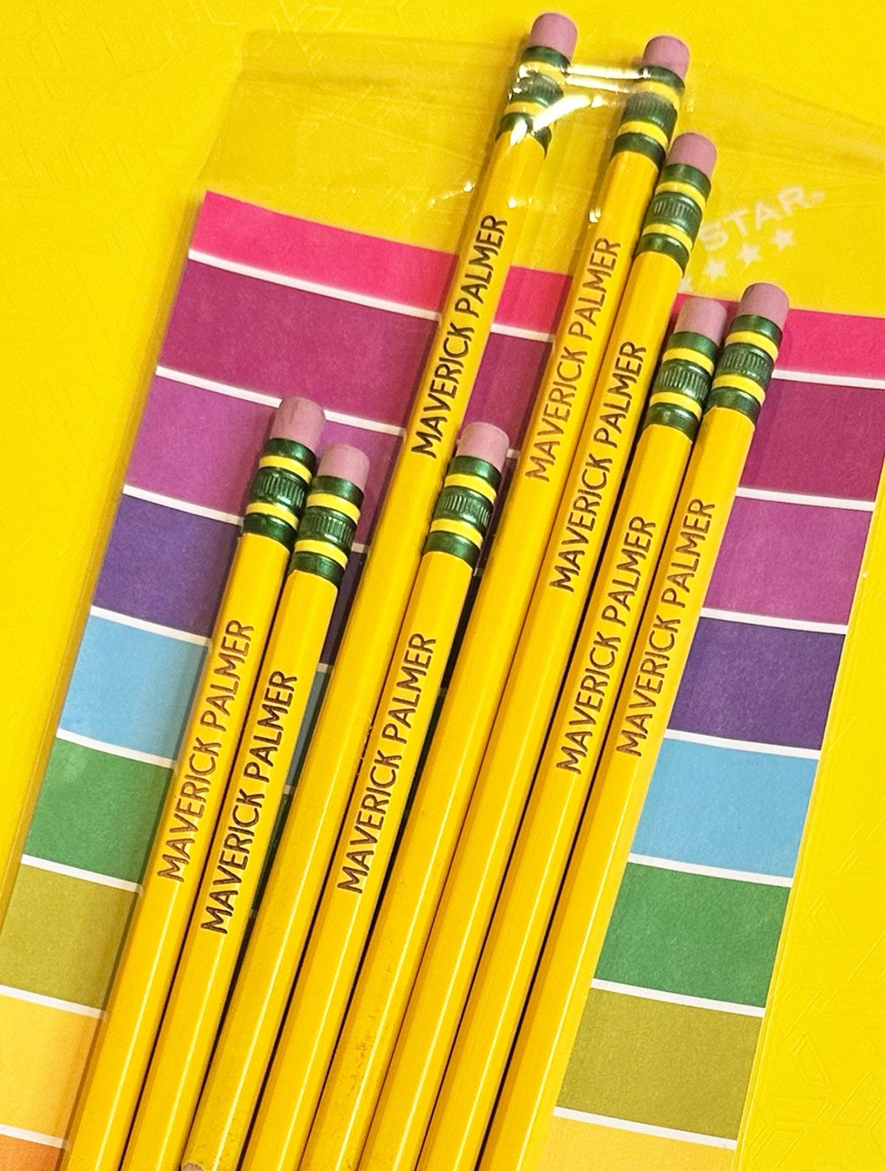 Personalized Pencils, Custom Pencils, Pencils, Back to school supplies, Custom Name Pencil, Personalized Name Pencil, Pastel Pencils