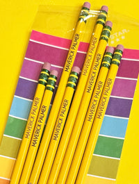 Thumbnail for Personalized Pencils, Custom Pencils, Pencils, Back to school supplies, Custom Name Pencil, Personalized Name Pencil, Pastel Pencils