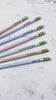 Personalized Pencils, Custom Pencils, Pencils, Back to school supplies, Custom Name Pencil, Personalized Name Pencil, Pastel Pencils