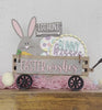 Wagon Shelf Sitter, Easter Decor, Easter Wagon Decor, Rustic Decor, Mantel Decor, Interchangeable Decor, Wagon Decor, Easter Bunny Decor