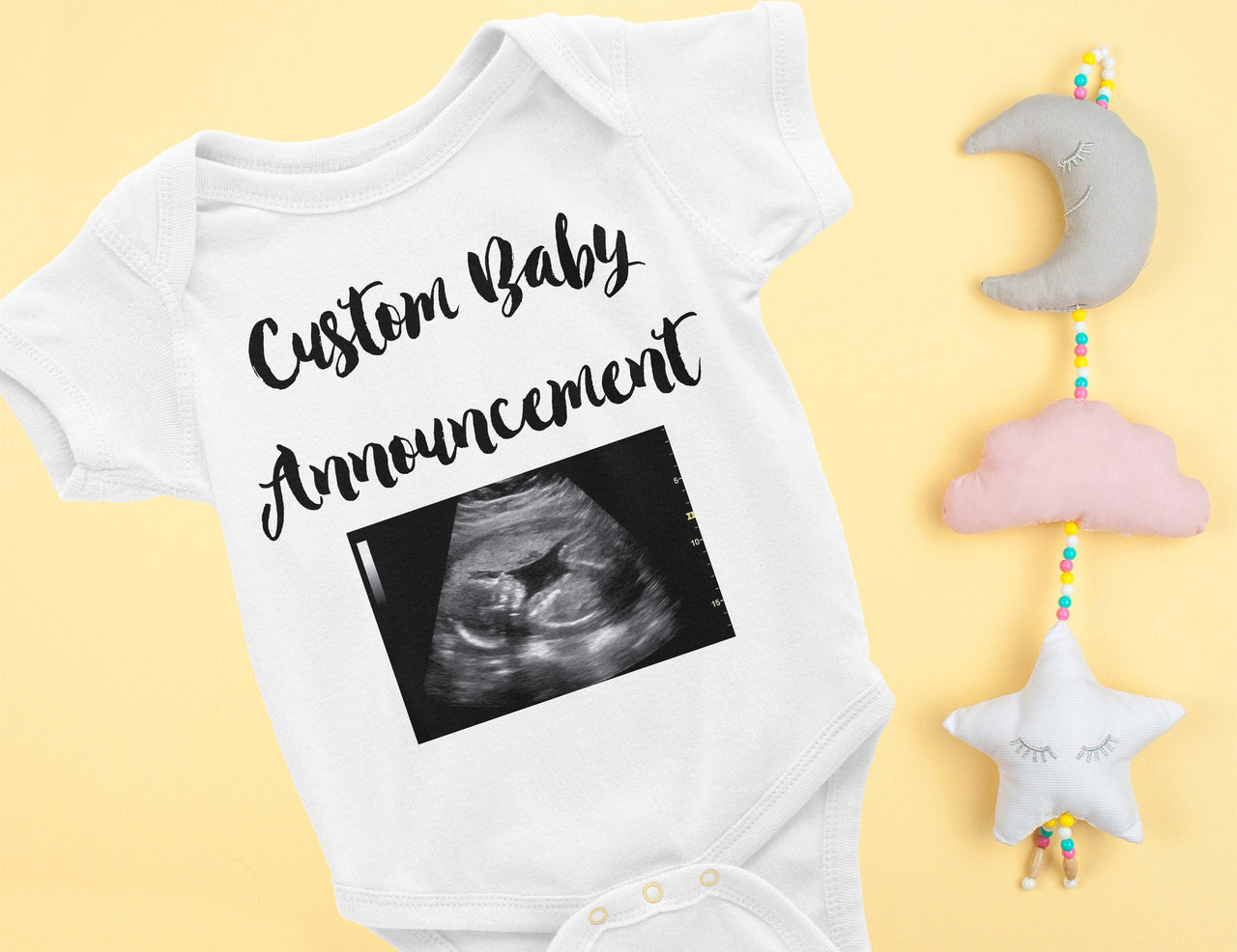 Custom Onesie®| Personalized Onesie® | Photo Onesie® | Customized Onesie® | Full Color Print | Onesie® | Baby Announcement |