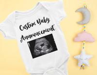 Thumbnail for Custom Onesie®| Personalized Onesie® | Photo Onesie® | Customized Onesie® | Full Color Print | Onesie® | Baby Announcement |