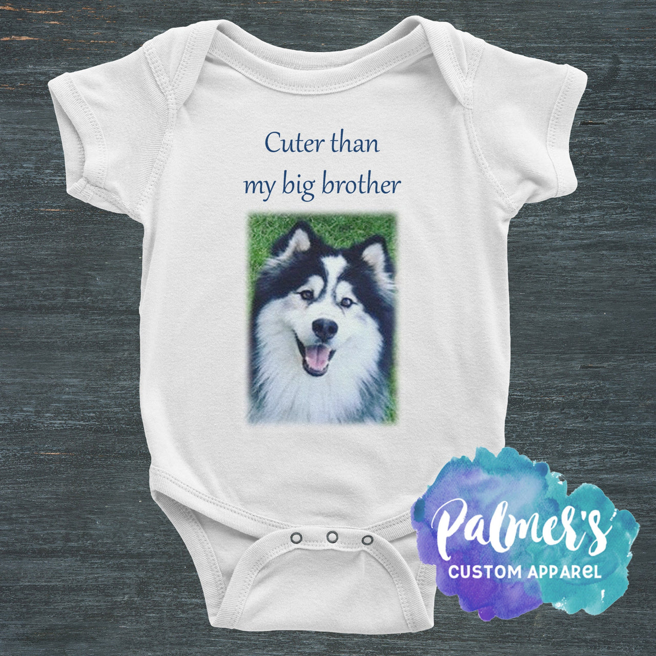 Custom Onesie®| Personalized Onesie® | Photo Onesie® | Customized Onesie® | Full Color Print | Onesie® | Baby Announcement |