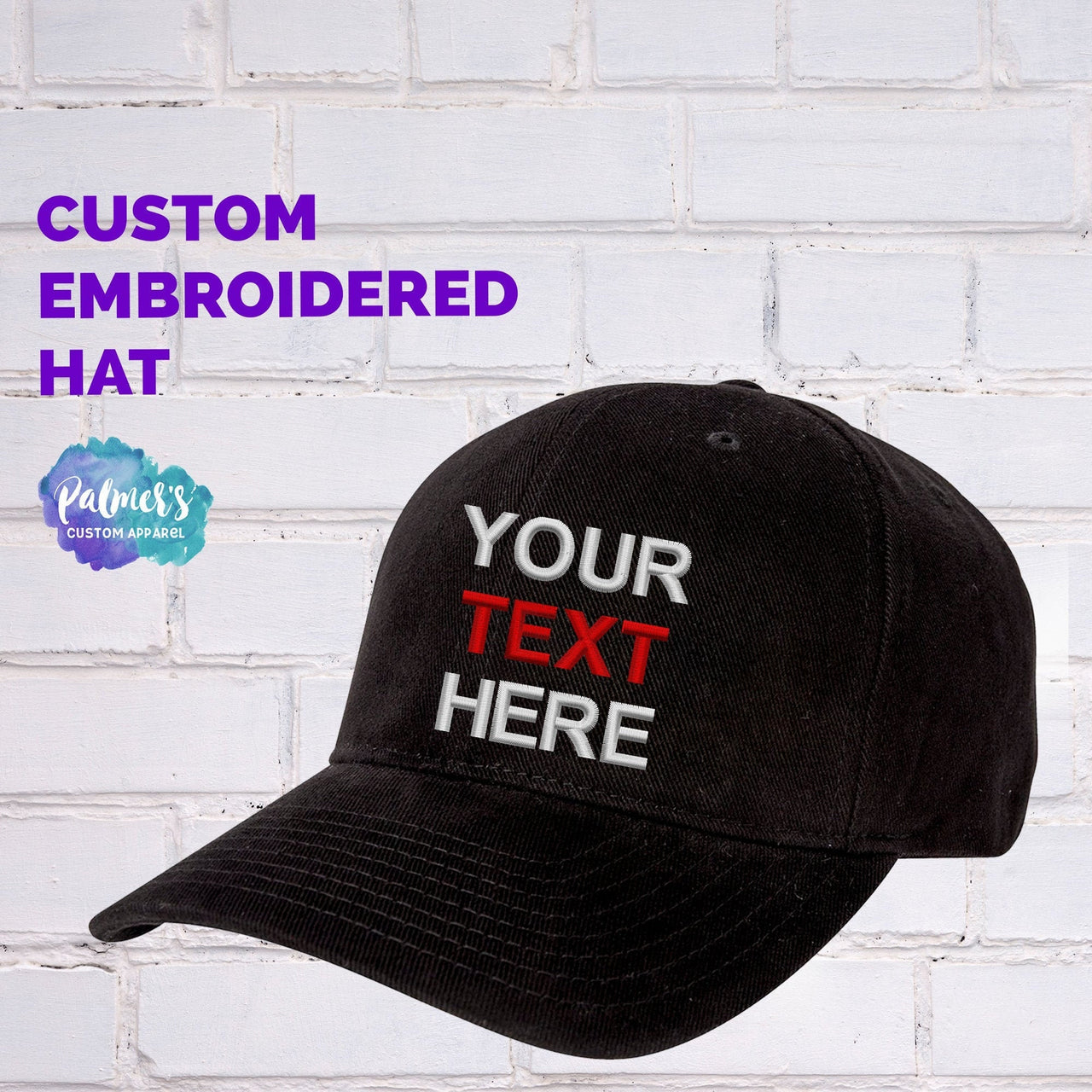 Custom Hat, Embroidered Hat, Personalized Hat, Customized Hat, Custom Dad Hat, Custom Cap, Logo Hat, Hat with logo, company hats,