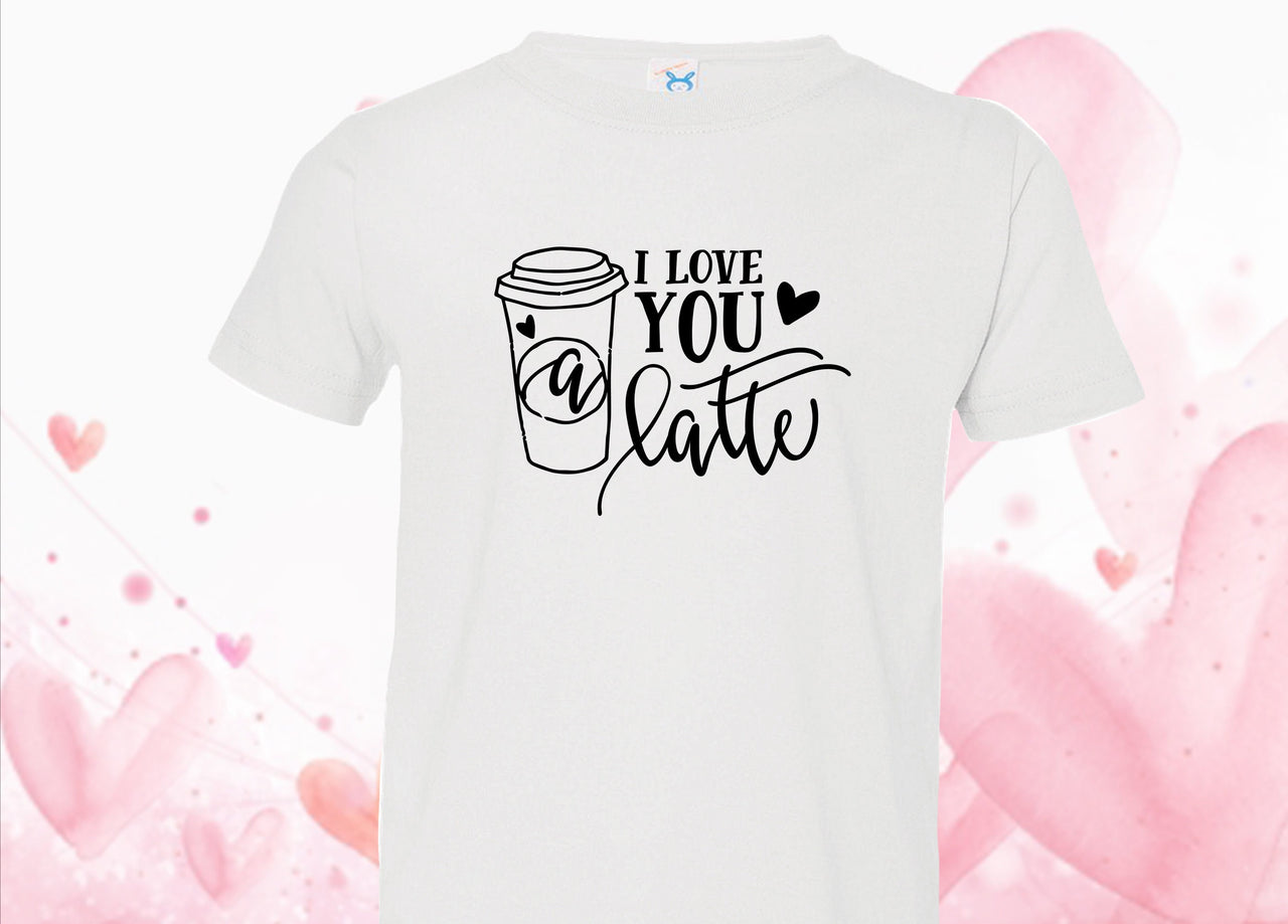 Valentine's Day Onesie® | I love you a latte Onesie® | Baby Onesie® |Valentine's Day Baby Onesie® |Baby 1st Valentine's Day |Infant Onesie®