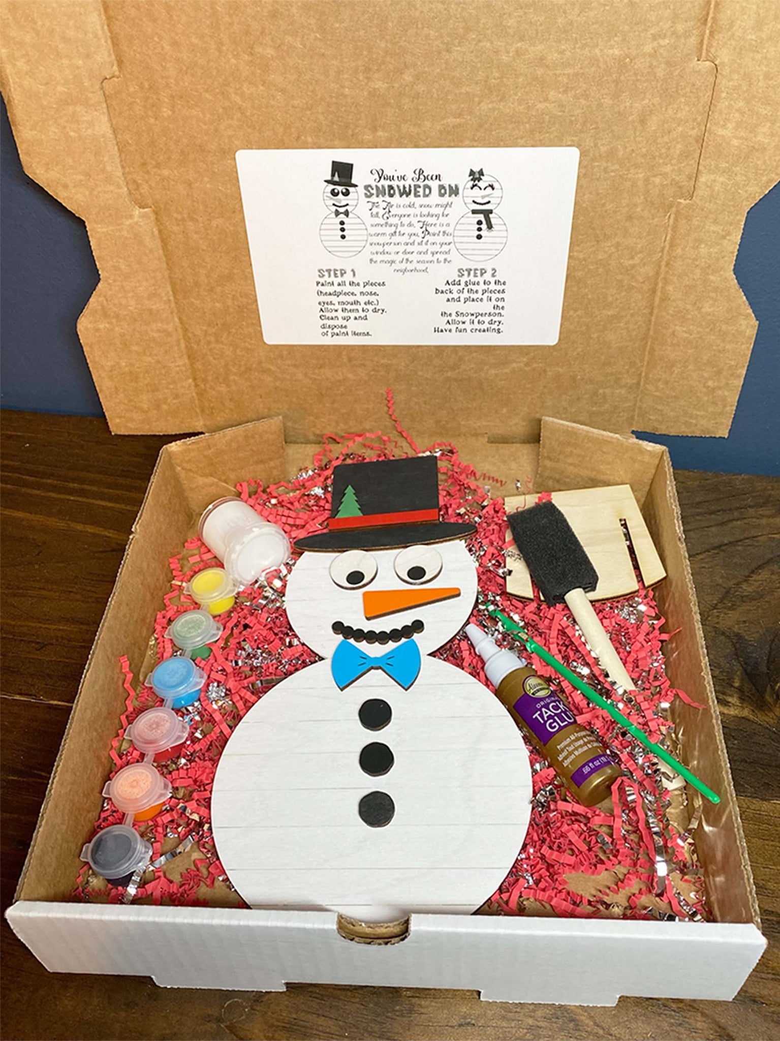 Christmas Gift for Kids Craft Kit Snowman Diamond Painting Kit