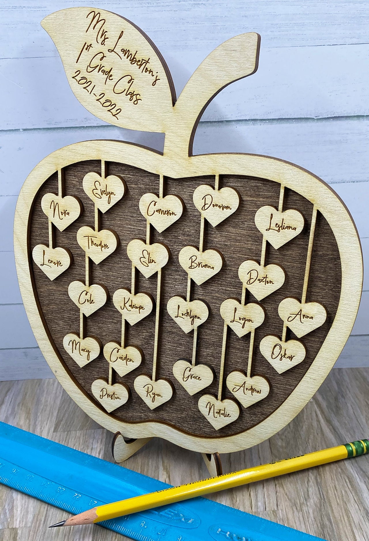 Teacher Gift, Teacher Appreciation Gift, Personalized Teacher Gift, End of the year teacher gift, Teacher Apple Gift