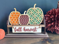 Thumbnail for Shelf Sitter, Fall Decor, Fall Shelf Sitter Decor, Rustic Decor, Mantel Decor, Interchangeable Decor, Shelf Sitter Decor, Pumpkin Decor