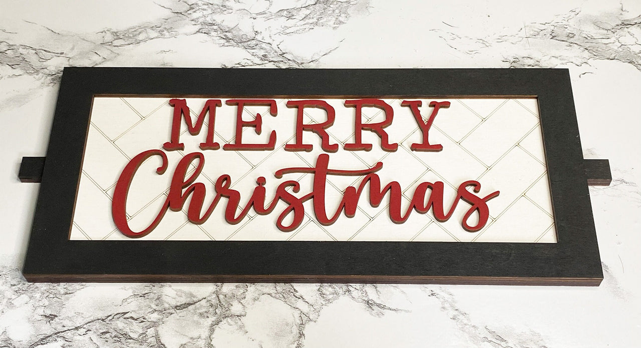 Interchangeable Sign, Christmas Sign, Interchangeable Christmas Sign, Farmhouse Sign, Merry Christmas Sign, Christmas Farmhouse Sign