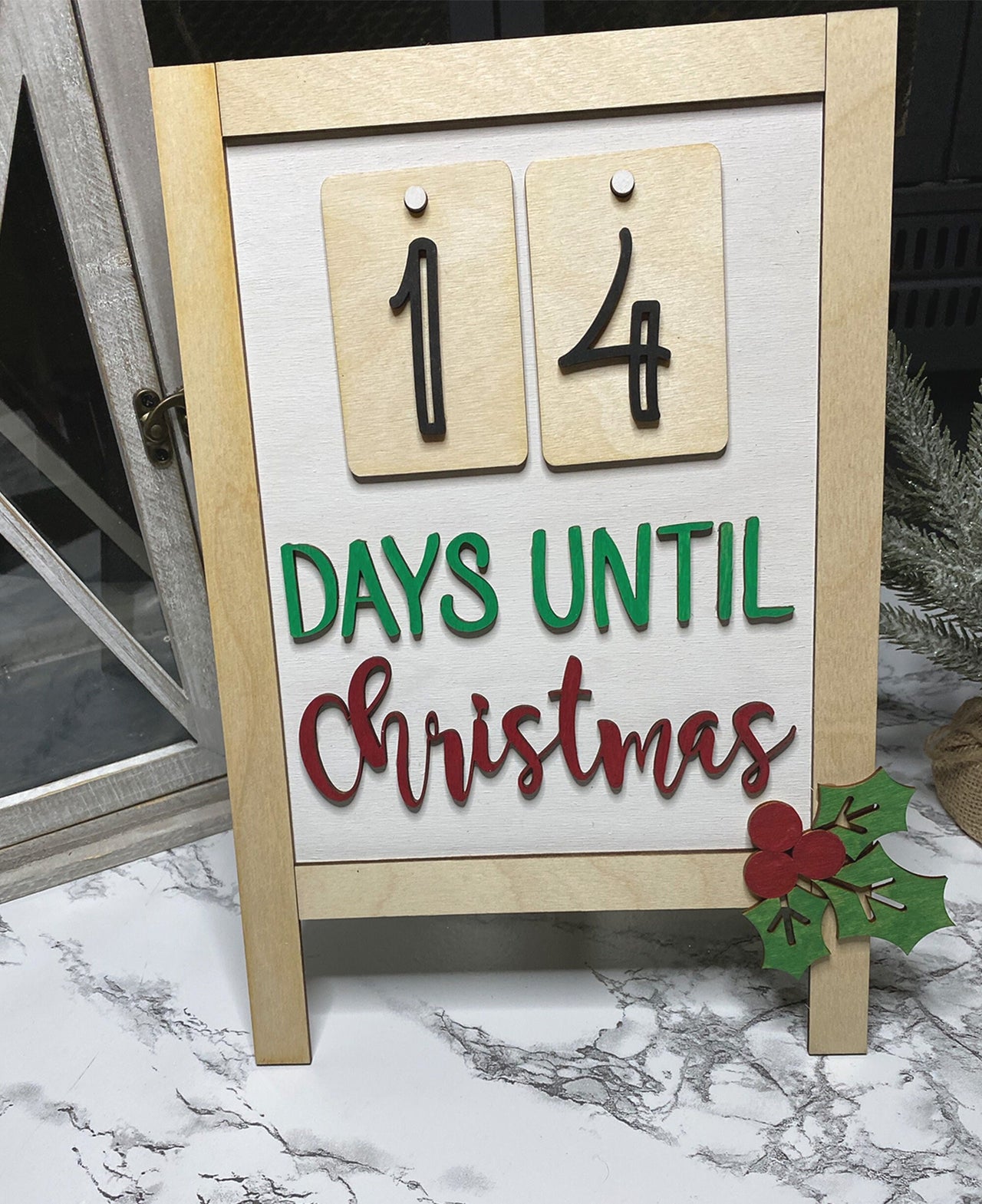 Custom Christmas Countdown, Christmas Countdown, Christmas Countdown sign, Christmas Sign, Advent Calendar