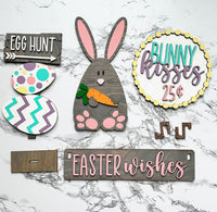 Thumbnail for Easter Decor,Easter Bunny Decor,Shelf Sitter,Easter Shelf Sitter Decor,Rustic Decor,Mantel Decor,Interchangeable Decor,Shelf Sitter Decor