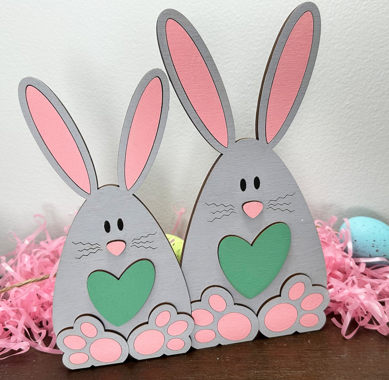 Easter Decor, Bunny Decor, Decorative Easter Bunnies, Easter Bunny Decor, Shelf sitter Bunnies, Mantel Decor, Entryway Decor