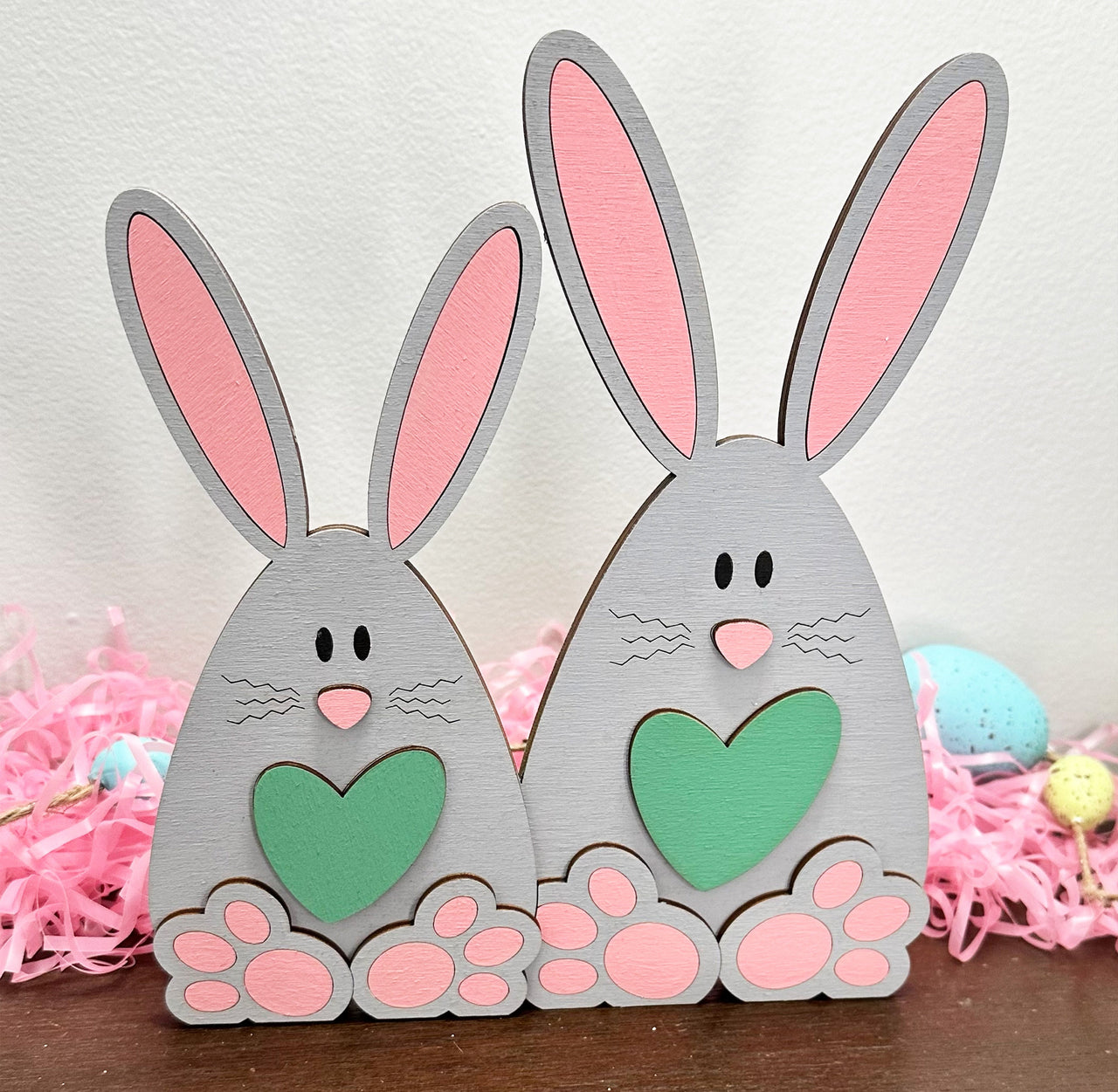 Easter Decor, Bunny Decor, Decorative Easter Bunnies, Easter Bunny Decor, Shelf sitter Bunnies, Mantel Decor, Entryway Decor