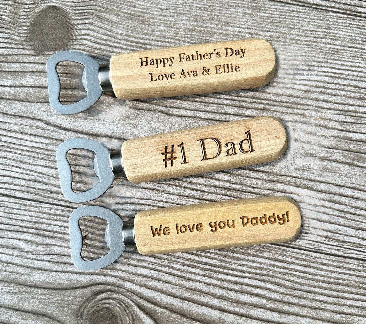 Custom Bottle Opener, Personalized Bottle Opener, Bottle Opener, Father's Day Gift, Gift for Dad, Gift for Grandpa, Father's Day