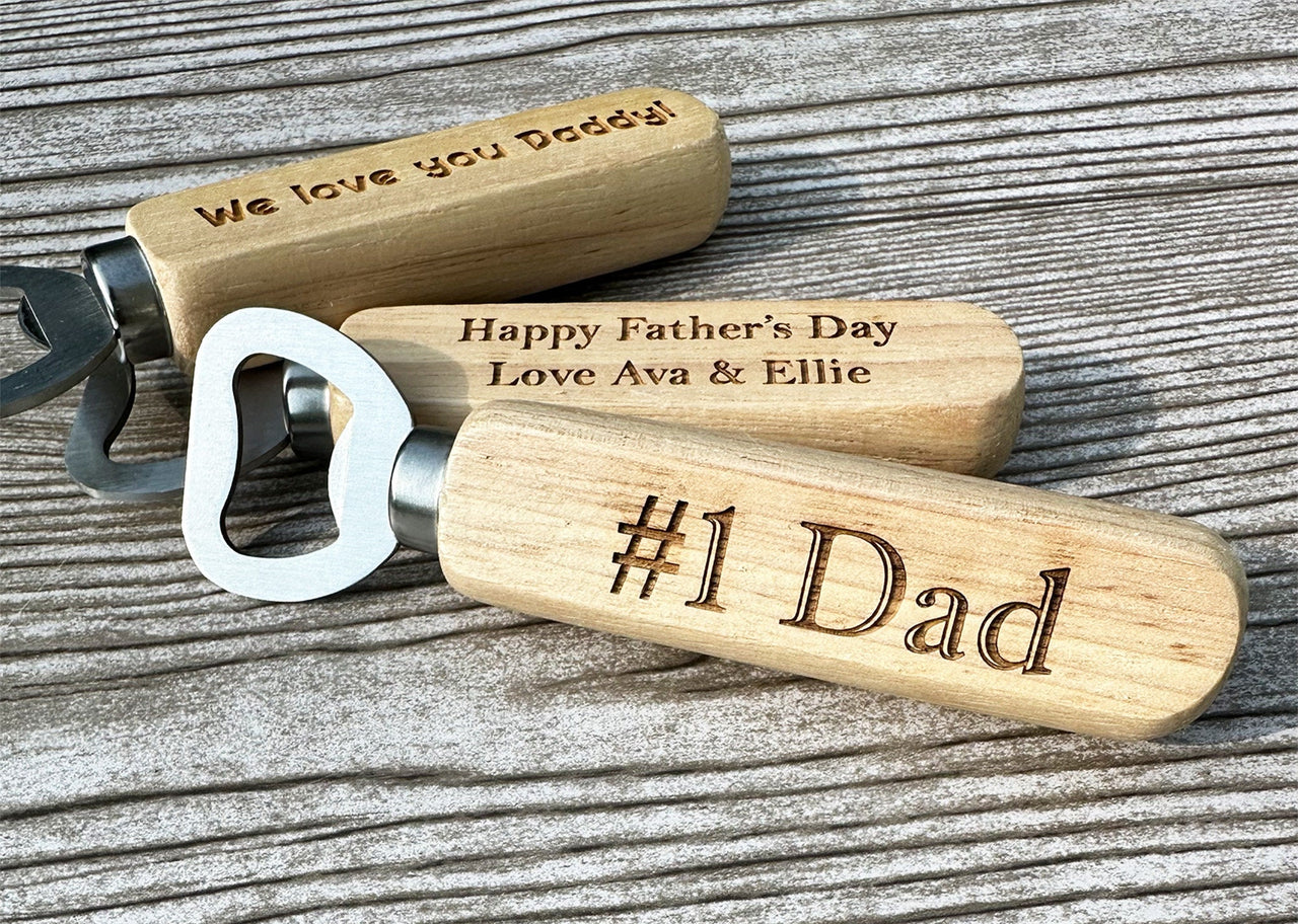 Custom Bottle Opener, Personalized Bottle Opener, Bottle Opener, Father's Day Gift, Gift for Dad, Gift for Grandpa, Father's Day