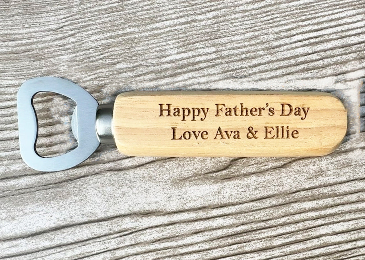 Custom Bottle Opener, Personalized Bottle Opener, Bottle Opener, Father's Day Gift, Gift for Dad, Gift for Grandpa, Father's Day