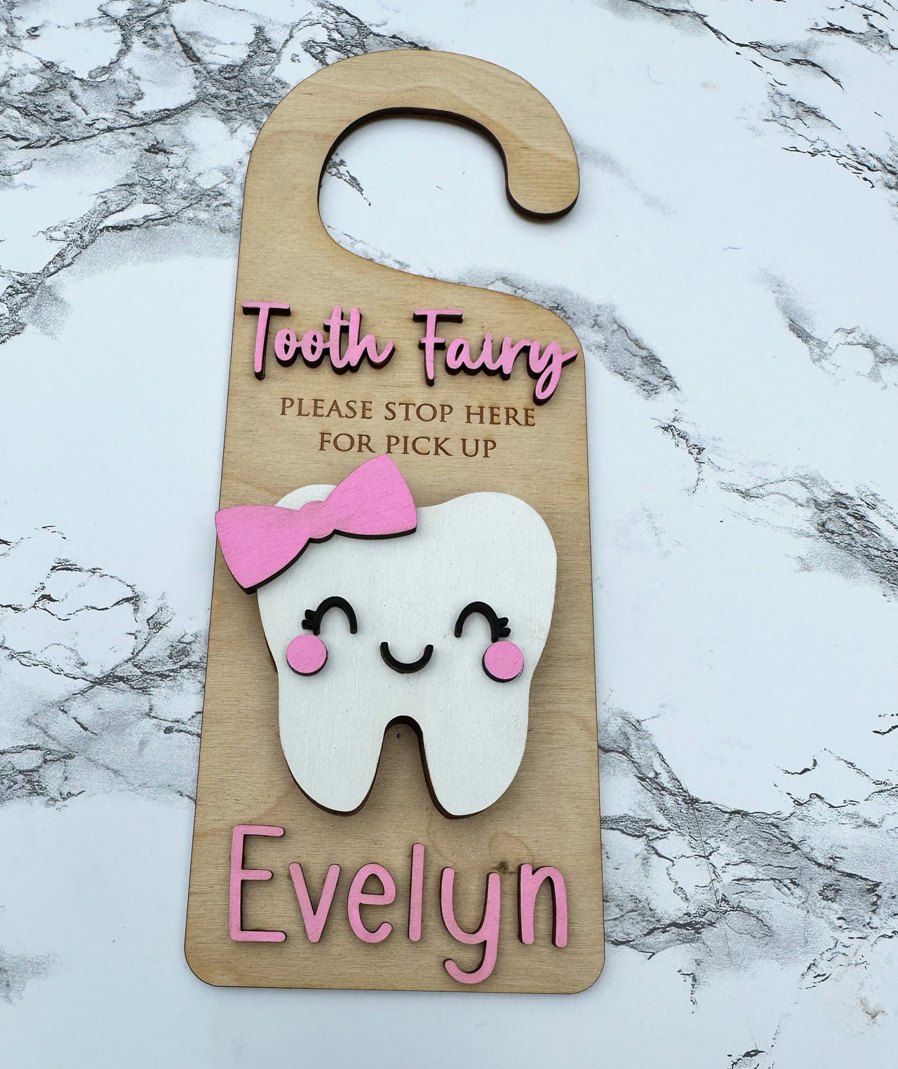 Tooth Fairy Box, Tooth Fairy Holder, Tooth Fairy Door Hanger, Tooth Fairy Box