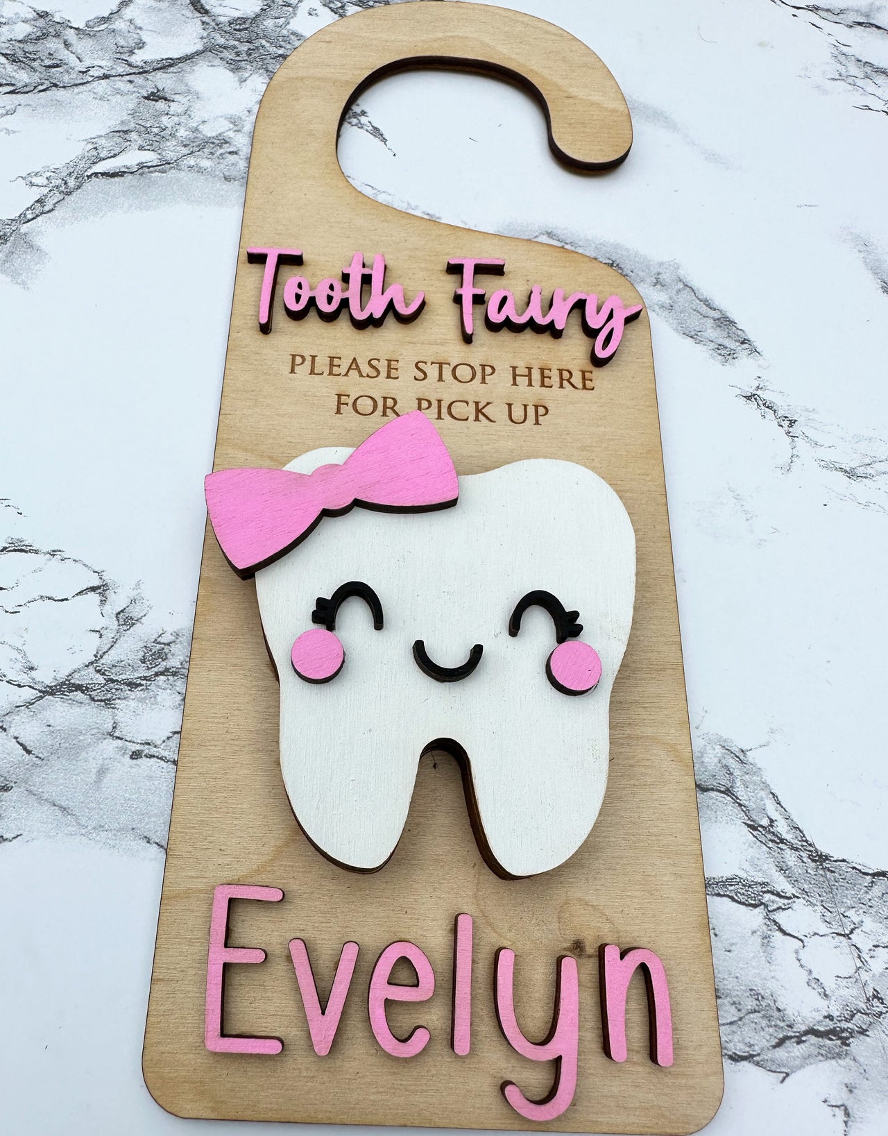 Tooth Fairy Box, Tooth Fairy Holder, Tooth Fairy Door Hanger, Tooth Fairy Box