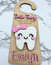 Thumbnail for Tooth Fairy Box, Tooth Fairy Holder, Tooth Fairy Door Hanger, Tooth Fairy Box