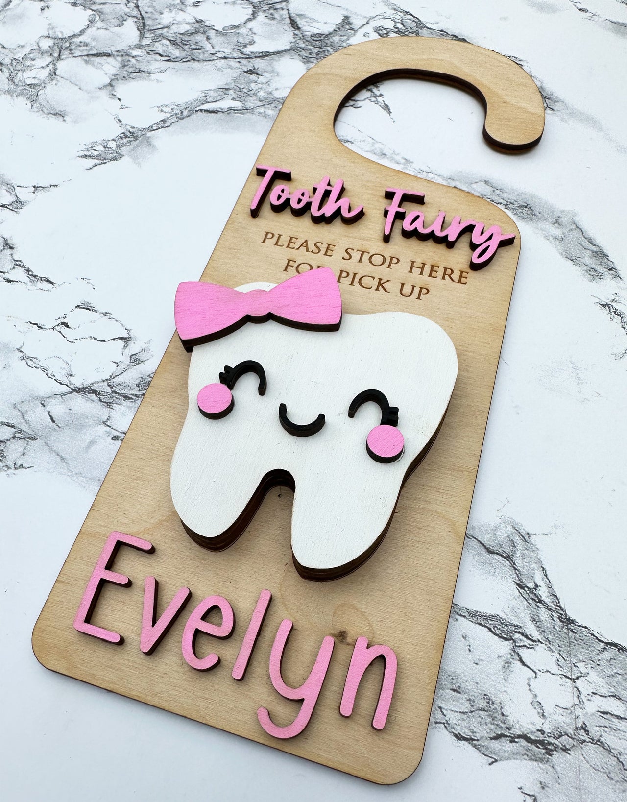 Tooth Fairy Box, Tooth Fairy Holder, Tooth Fairy Door Hanger, Tooth Fairy Box