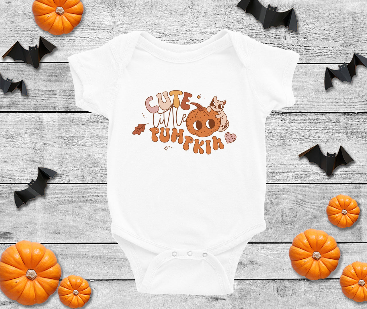 Girl Halloween Onesie®, Girl Halloween Outfit, Baby Halloween Outfit, Cute Halloween Outfit, Cute Little Pumpkin Onesie®