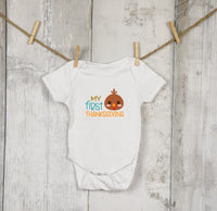 Thumbnail for First Thanksgiving Onesie®, Thanksgiving Onesie®, Thanksgiving Outfit, Baby Thanksgiving Outfit, Cute Thanksgiving Onesie®